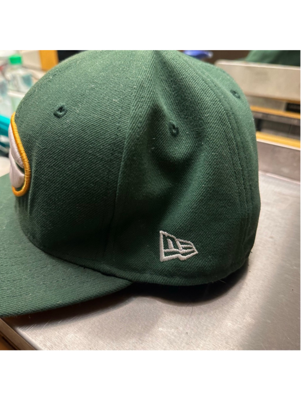 Men's New Era Green Bay Packers Fitted Hat Green - Picture 2 of 4